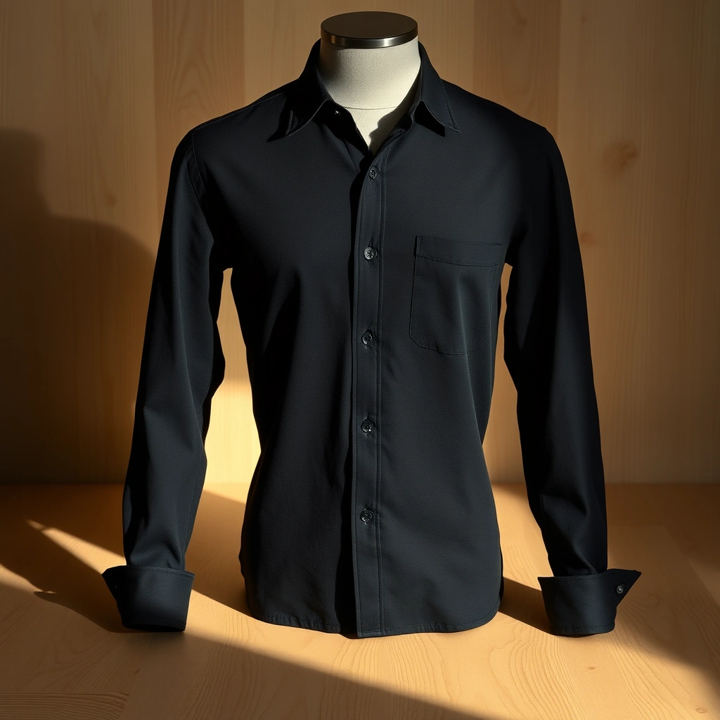 Chemise Noir Chambray Édition
