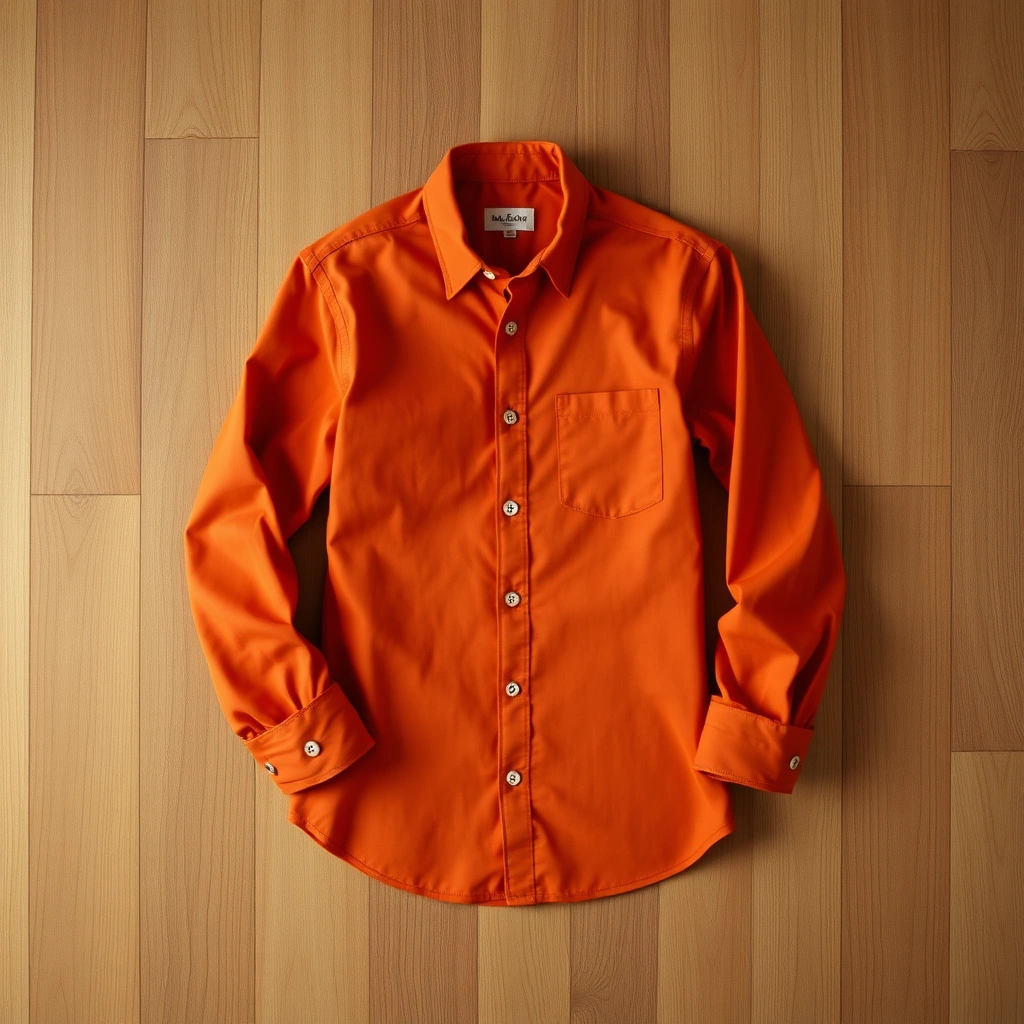 Chemise Orange Chambray Édition