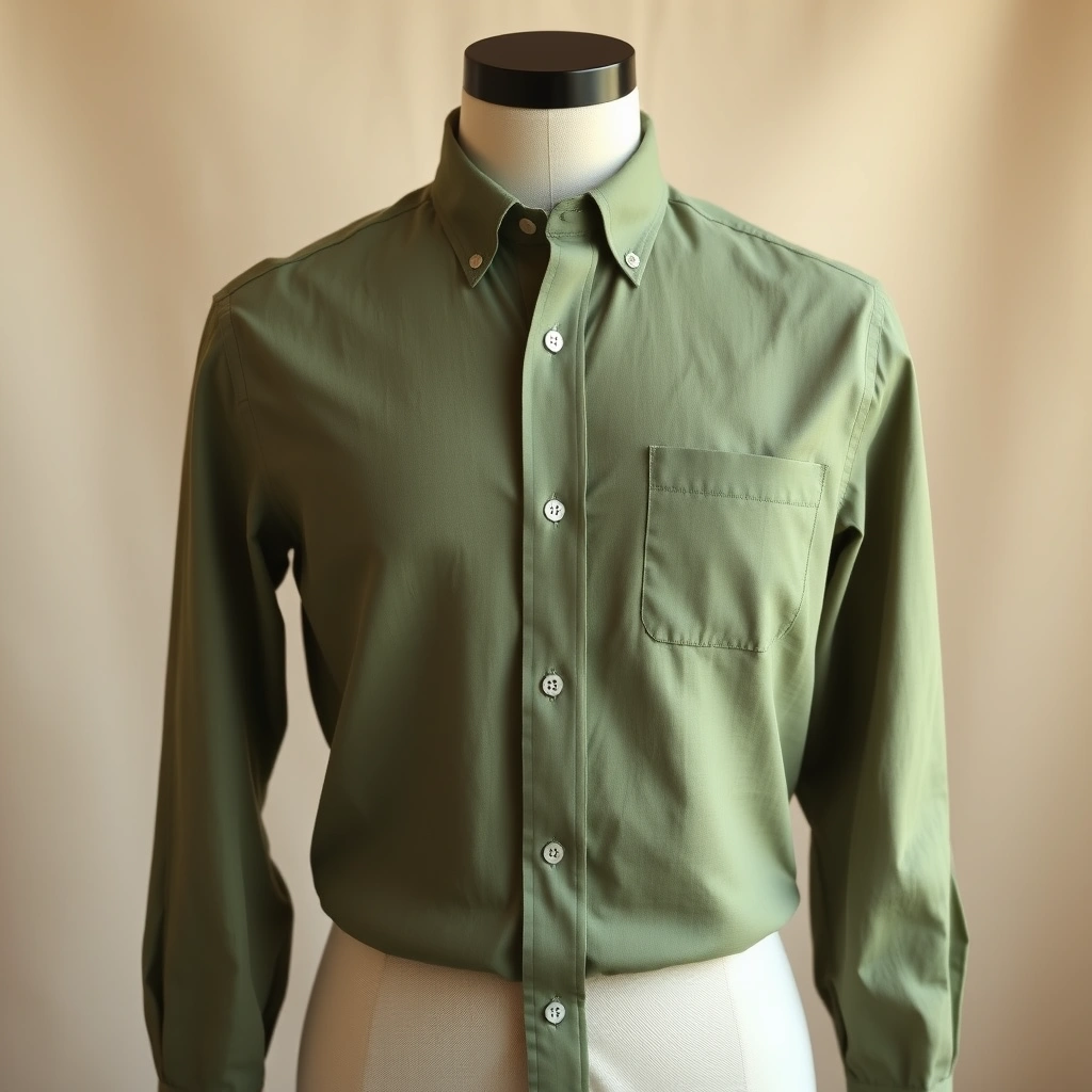 Chemise Relax Vert Nord