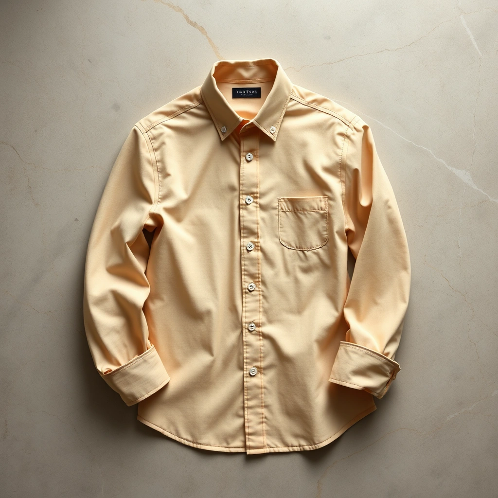 Chemise Beige Confort Printemps 26