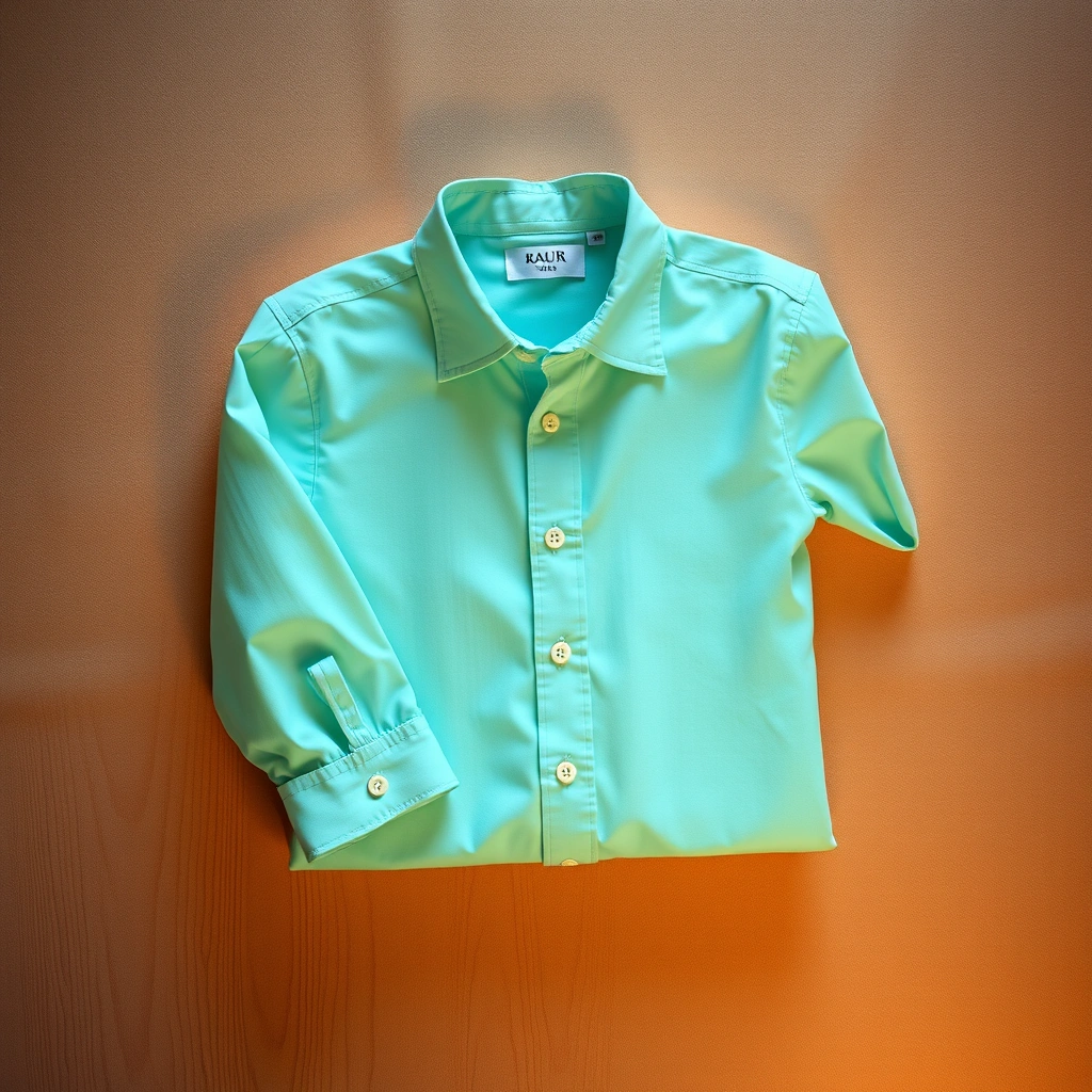Chemise Turquoise Été 26 Heritage Enfant